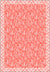 Alder Floral Coral Rug