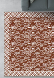 Alder Floral Terracotta Rug