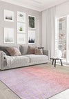 Wesley Geometric Distressed Rug