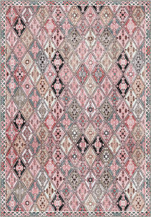 Romilly Pink Tribal Kilim Rug
