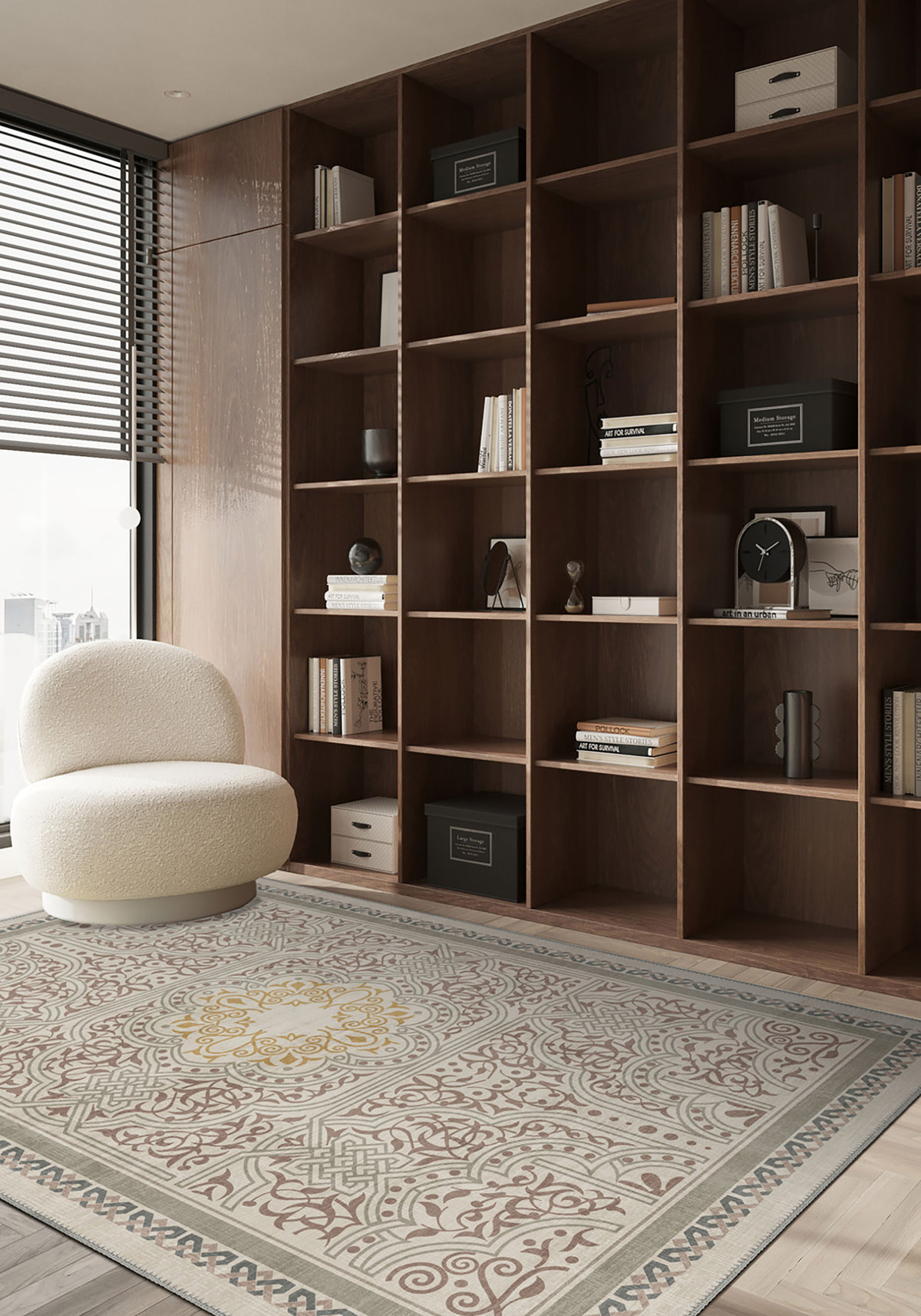 Ronan Celtic Taupe Rug