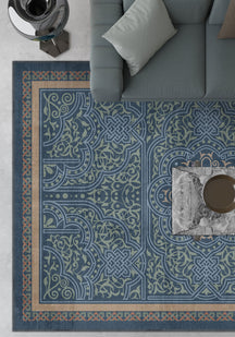Ronan Blue Celtic Rug