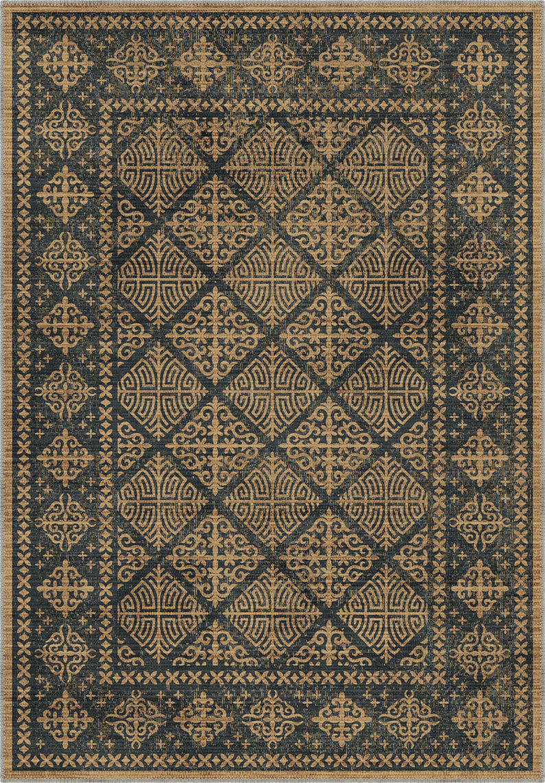 Rhean Gothic Gray Rug | Rugette Grey Rug