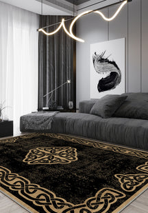 Sorin Black Celtic Rug