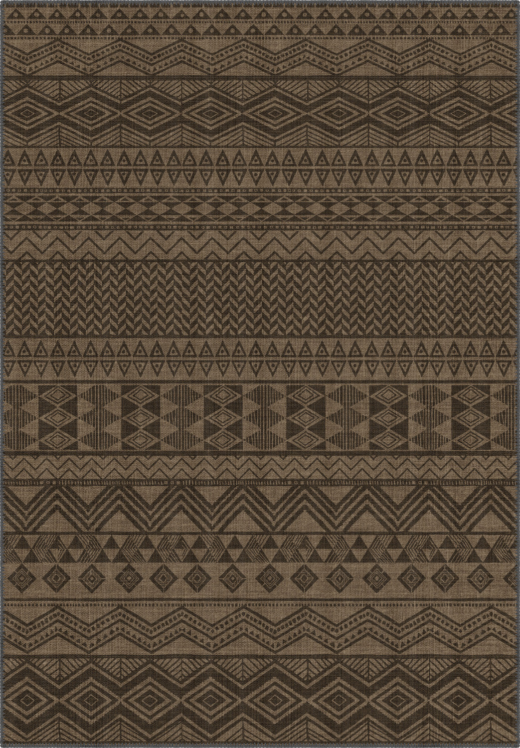 Naya Brown Tribal Rug