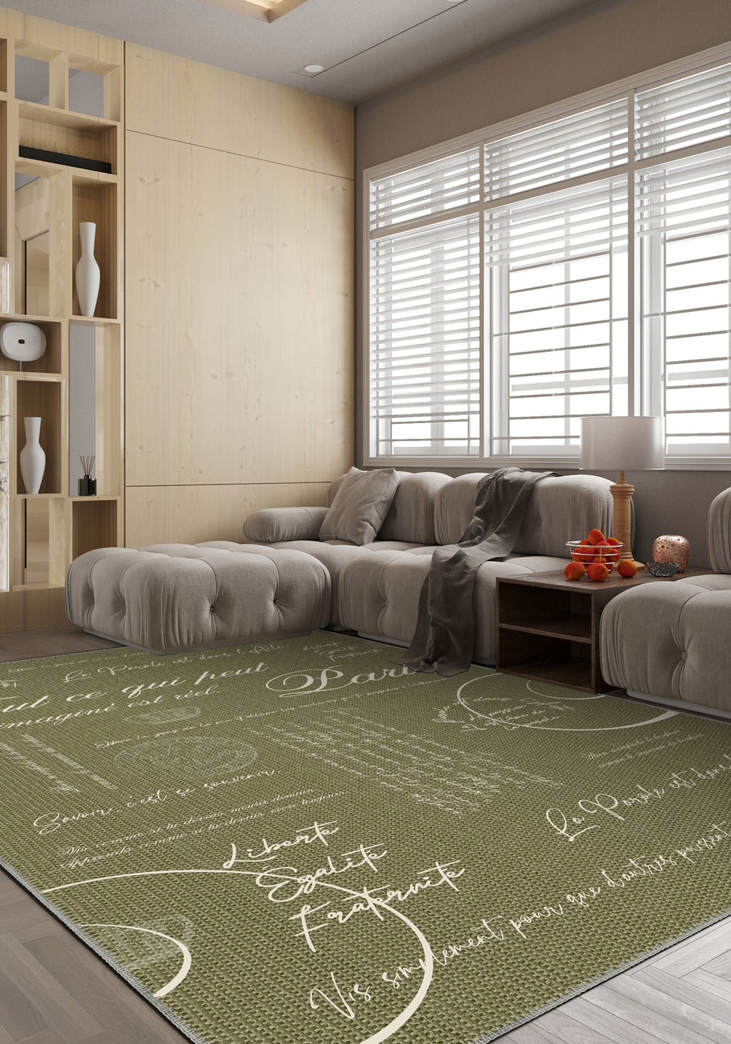 Emeric Sage Document Rug