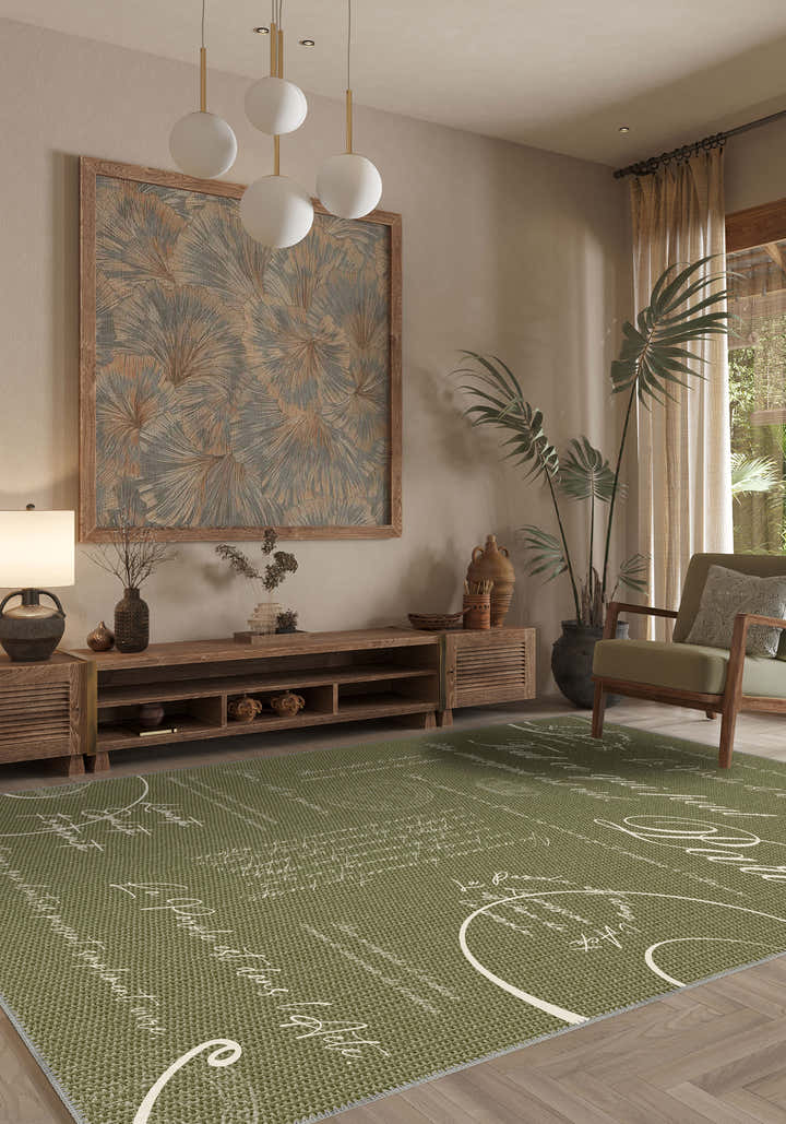 Emeric Sage Document Rug