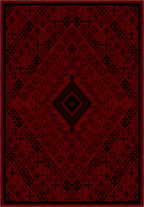 Burgundy persian rug