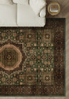 Yasmin Deep Green Mamluk Rug