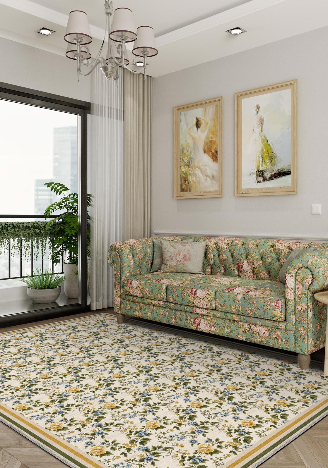 Beatrice English Country Style Rug