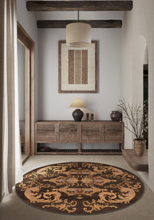 Octavia Brown Baroque Rug