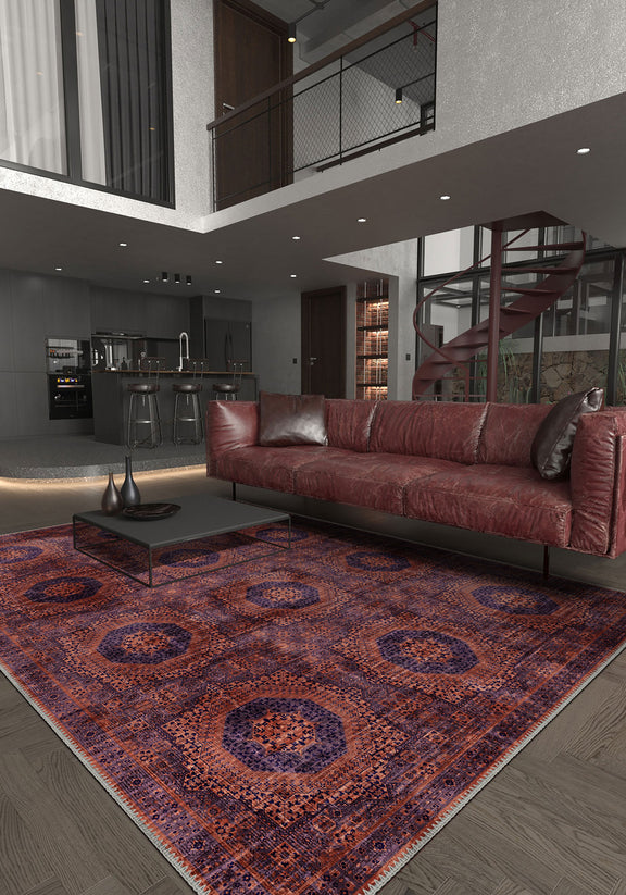 Cyrus Plum Vintage Rug | Rugette Persian Rug