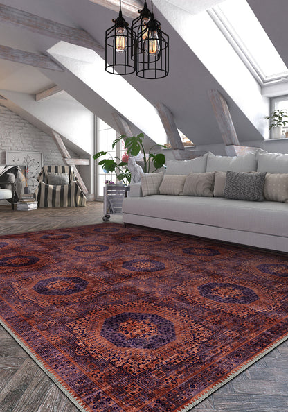 Cyrus Plum Vintage Rug | Rugette Persian Rug