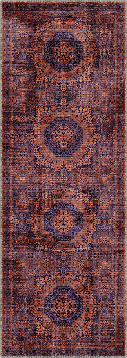 Plum Color Rugs Cyrus Plum Vintage Rug | Rugette Persian Rug