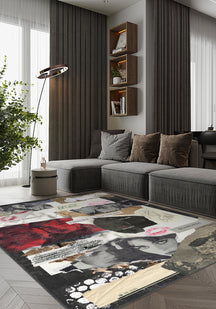 Sabine Contemporary Pop Art Rug