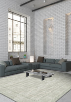 Vincent Geometric Soft Green Rug