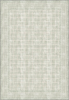 Soft green rug for living room.