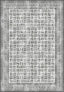 Black and white geometric rug.