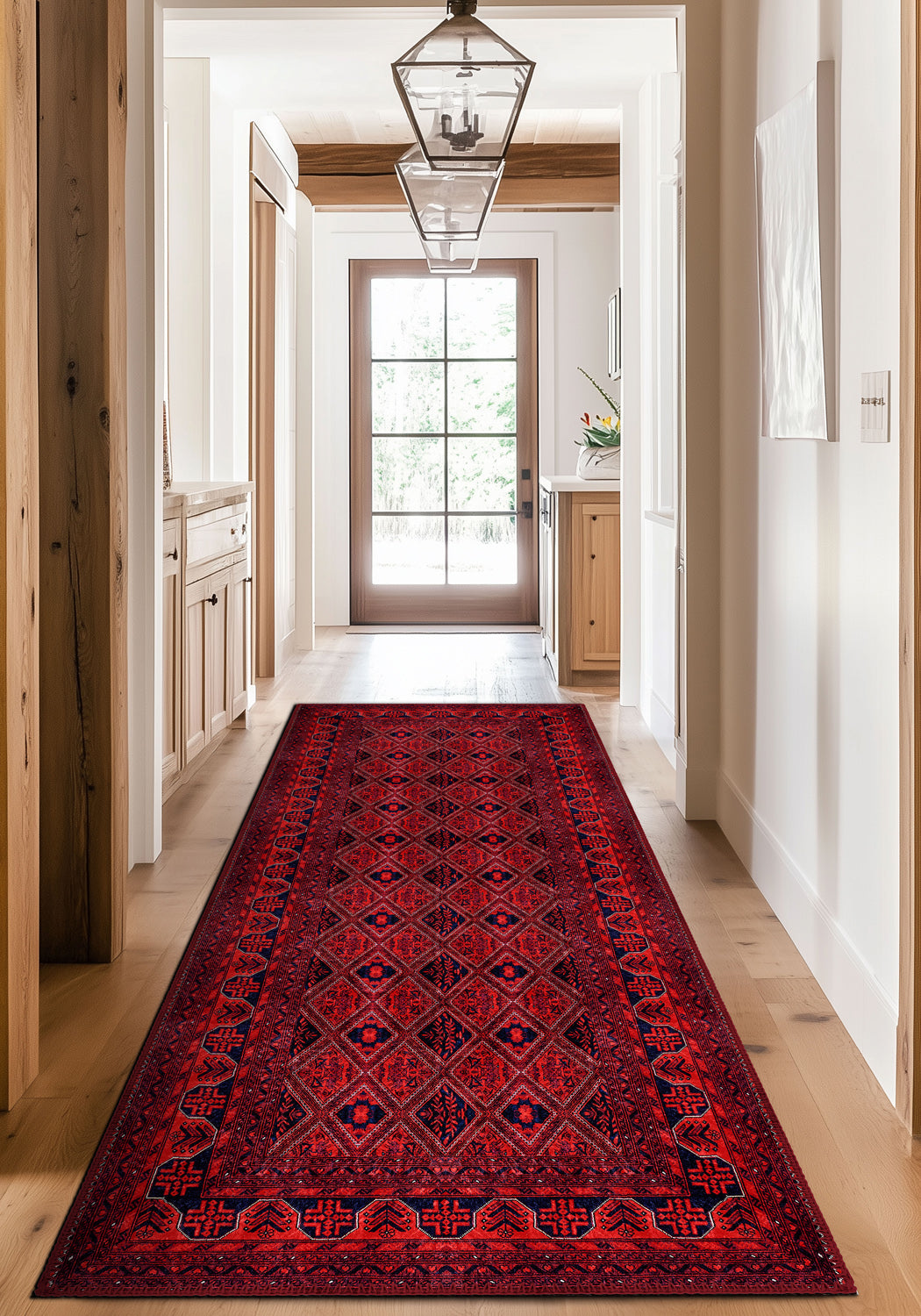 Emma Vintage Red Rug | Rugette Red Persian Rug