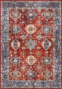 Roven Red Kazak Rug