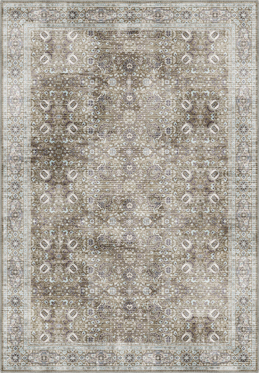 Dorothy Light Brown Farmhouse Rug