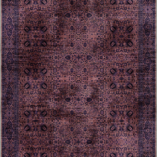 Deep Color Rug Dorothy Deep Plum Rug | Rugette Farmhouse Rug