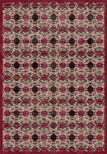 Granada Burgundy Pomegranate Rug
