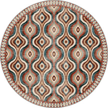 Solara Colorful Retro Rug