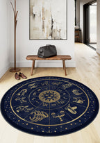 Vega Navy Zodiac Rug