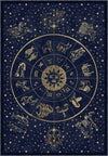 Vega Navy Zodiac Rug