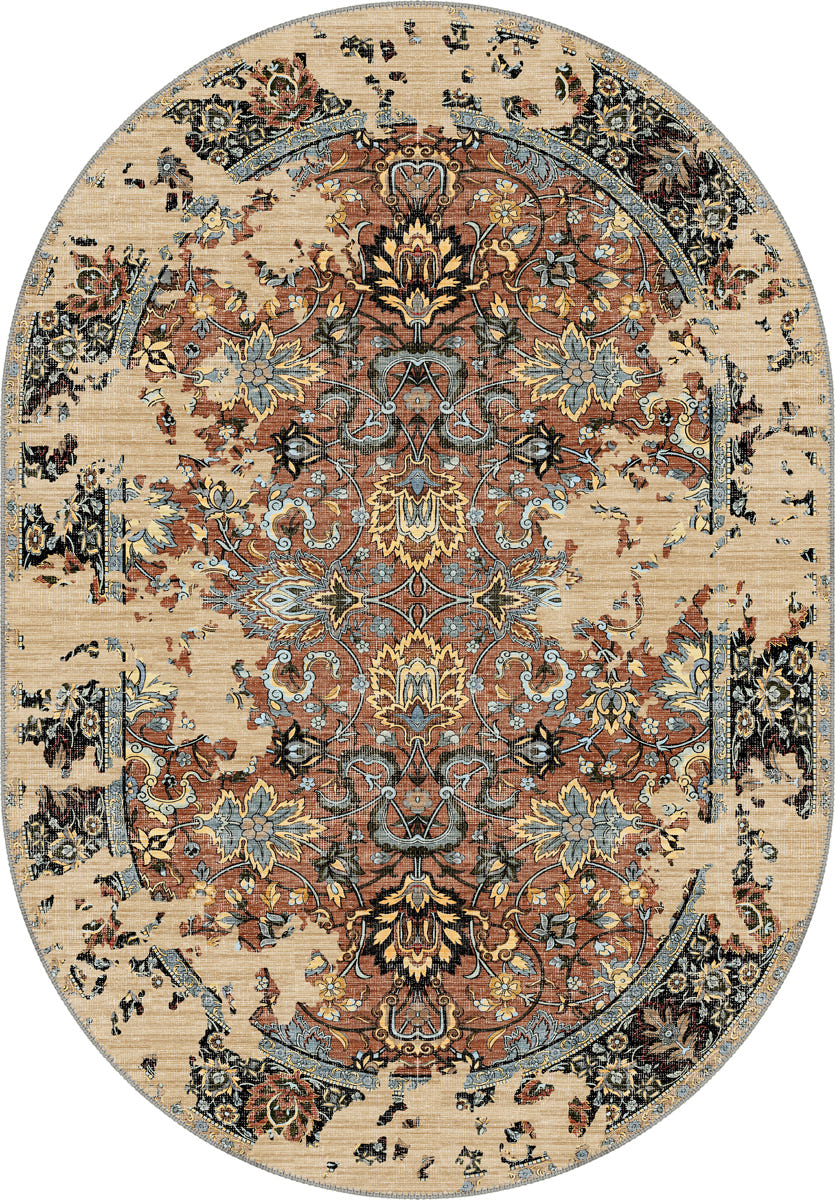 Sorelle Terracotta Distressed Rug