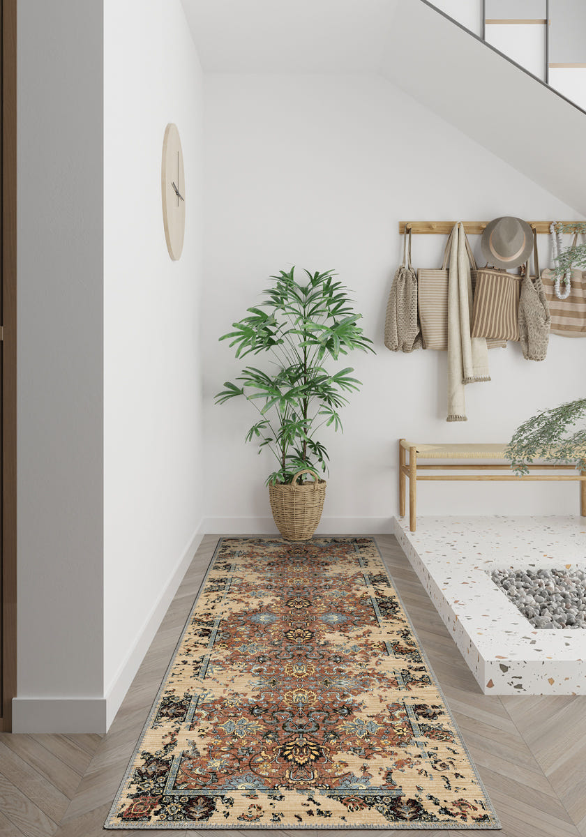 Sorelle Terracotta Distressed Rug
