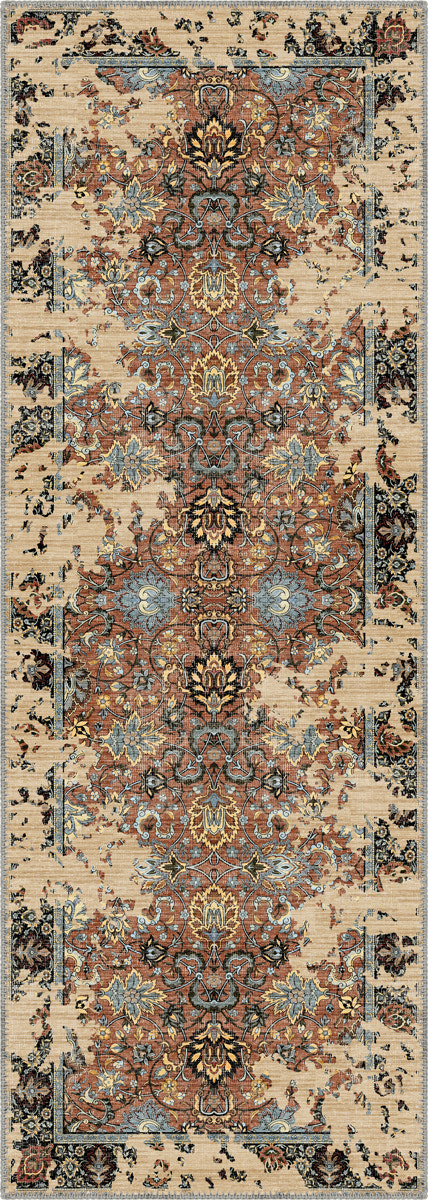 Sorelle Terracotta Distressed Rug