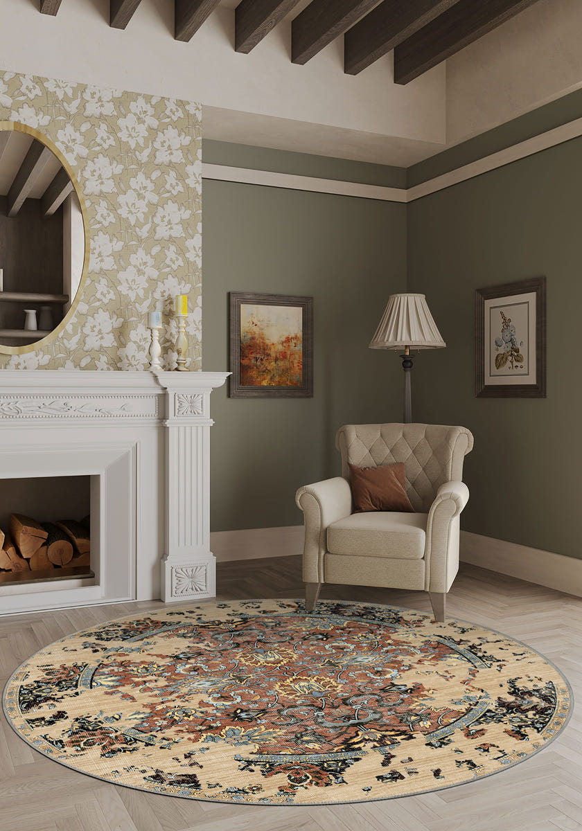 Sorelle Terracotta Distressed Rug