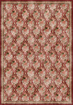 Willow Floral Burgundy Rug
