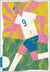 Harry Abstract Football Rug