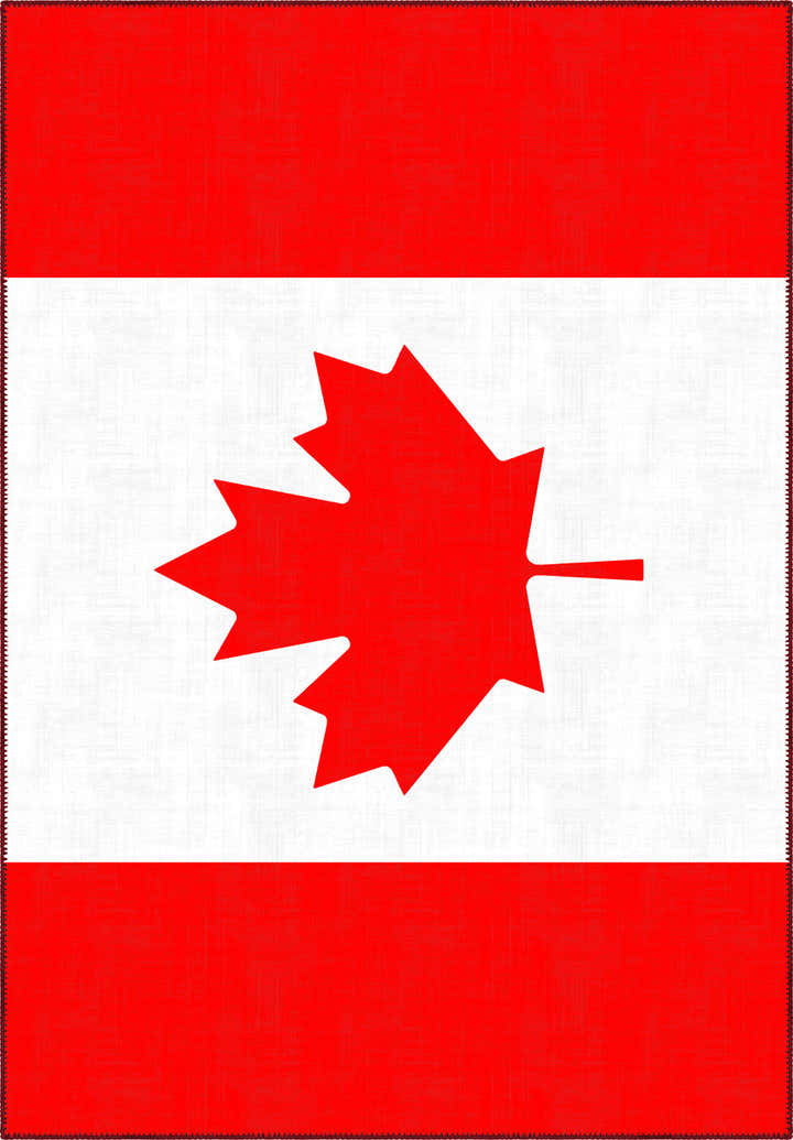 Mapleton Canada Flag Rug