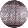 Grace Erased Burgundy Washable Rug