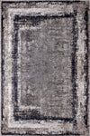 Savannah Bordered Brown Rug