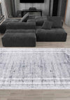 Ayden Grey Bordered Rug