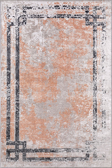 Ayden Modern Orange Rug