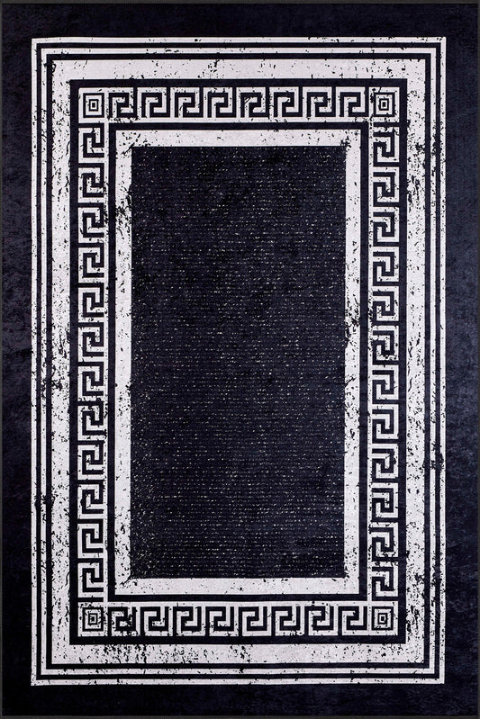 Maris Black and White Rug