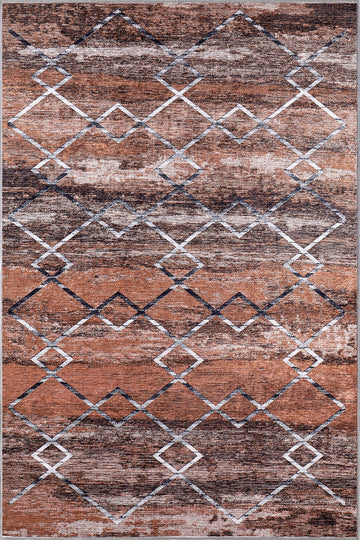 Alice Brown Modern Washable Rug