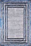 Madison Bordered Blue Rug