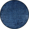 Addison Blue Modern Washable Rug