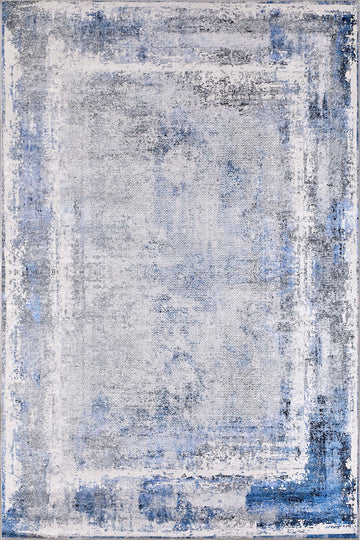 Savannah Bordered Abstract Rug