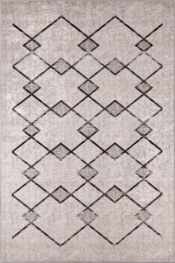 Brooke Brown Geometric Rug