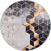 Peyton Grey Gold Geometric Rug