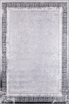 Alexis Bordered Grey Rug