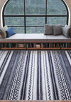 Judith Black and White Kilim Rug